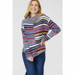 Mantaray Textured Stripe Turtle Neck Jumper For Female -Cheap Mantaray Store unnamed file 500