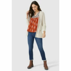 Mantaray Circle Floral Mix & Match Print Lace Trim Top For Female -Cheap Mantaray Store unnamed file 5001