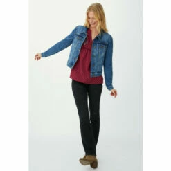 Mantaray Longsleeve Embroidered Placket Swiss Dot Top For Female -Cheap Mantaray Store unnamed file 5023