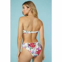 Mantaray Alena Floral Bandeau Bikini Top For Female -Cheap Mantaray Store unnamed file 5069
