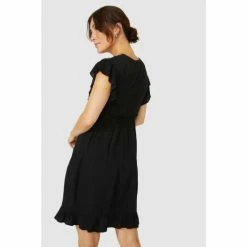 Mantaray Aztec Embroidered Shoulder Crepe Dress For Female -Cheap Mantaray Store unnamed file 5131