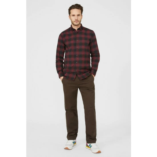 Mantaray Dark Base Shadow Check Shirt For Male 4 Mantaray Dark Base Shadow Check Shirt For Male - Image 4