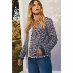 Mantaray Floral Motif Print Quilted Jacket For Female -Cheap Mantaray Store unnamed file 520