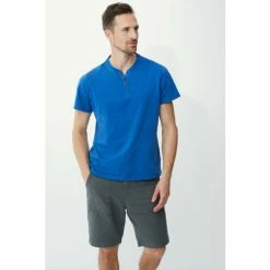 Mantaray Pure Cotton Slub Y Neck T-shirt For Male -Cheap Mantaray Store unnamed file 5215