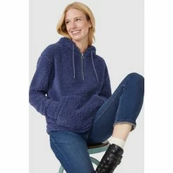 Mantaray Hooded Fleece Half Zip Top For Female -Cheap Mantaray Store unnamed file 5232