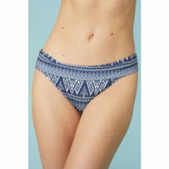 Mantaray Ikat Printed Fold Over Bikini Pant For Female