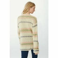 Mantaray Twisted Slub Yarn Long Edge To Edge Cardigan For Female -Cheap Mantaray Store unnamed file 5328