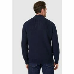 Mantaray Contrast Rib Button Neck Turtle Jumper For Male -Cheap Mantaray Store unnamed file 5334