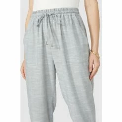 Mantaray Tie Waist Chambray Linen Blend Trouser For Female -Cheap Mantaray Store unnamed file 5393
