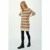 Mantaray Textured Stripe Knitted Dress For Female