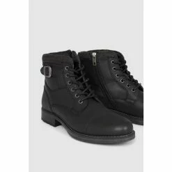 Mantaray Milford Leather Buckle Detail Boot For Male -Cheap Mantaray Store unnamed file 5487