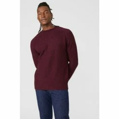 Mantaray Contrast Rib Crew Neck Jumper For Male -Cheap Mantaray Store unnamed file 5505