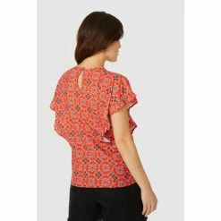 Mantaray Batwing Geo Print Scoop Neck Top For Female -Cheap Mantaray Store unnamed file 5549