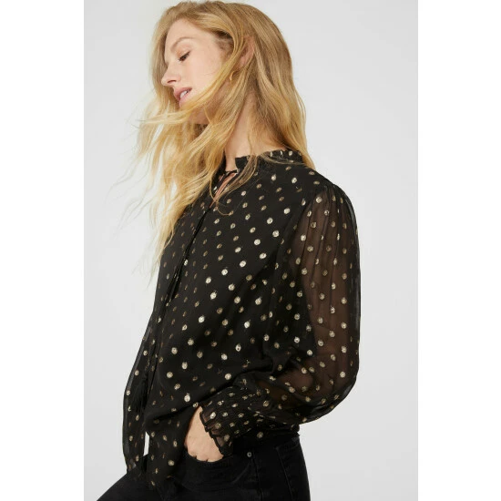 Mantaray Clipped Georgette Blouse For Female 3 Mantaray Clipped Georgette Blouse For Female - Image 3