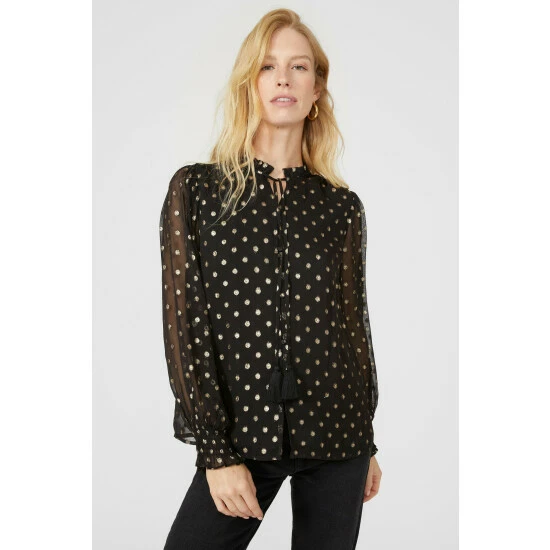 Mantaray Clipped Georgette Blouse For Female 6 Mantaray Clipped Georgette Blouse For Female - Image 6
