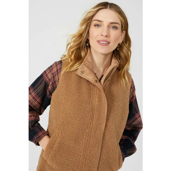 Mantaray Borg Gilet With Suedette Lining For Female 3 Mantaray Borg Gilet With Suedette Lining For Female - Image 3