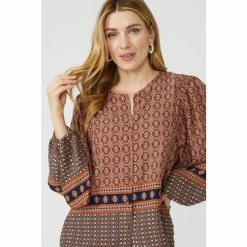 Mantaray Printed Button Through Blouse For Female -Cheap Mantaray Store unnamed file 5593