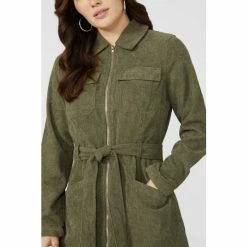 Mantaray Zip Through Cord Tie Waist Dress For Female -Cheap Mantaray Store unnamed file 5611