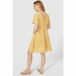 Mantaray Tie Back V Neck Tiered Printed Tunic For Female -Cheap Mantaray Store unnamed file 5658