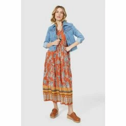 Mantaray Sleeveless Floral Print Maxi Dress For Female -Cheap Mantaray Store unnamed file 5690