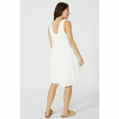Mantaray Sleeveless Embroidered Yoke Crepe Sun Dress For Female -Cheap Mantaray Store unnamed file 5695
