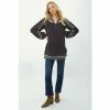 Mantaray Longsleeve Embroidered Crepe Tunic For Female