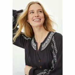 Mantaray Longsleeve Embroidered Crepe Tunic For Female -Cheap Mantaray Store unnamed file 5700