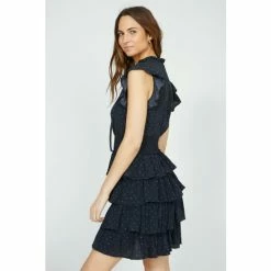 Mantaray Sleeveless Spot Print Ruffle Dress For Female -Cheap Mantaray Store unnamed file 5824