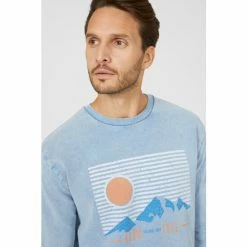 Mantaray Acid Wash Roam Free Sweatshirt For Male -Cheap Mantaray Store unnamed file 5848