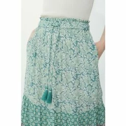 Mantaray Floral Leaf Mix & Match Crepe Midi Skirt For Female 9 Mantaray Floral Leaf Mix & Match Crepe Midi Skirt For Female -Cheap Mantaray Store unnamed file 5860