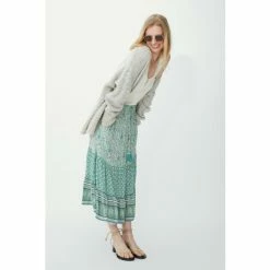 Mantaray Floral Leaf Mix & Match Crepe Midi Skirt For Female 11 Mantaray Floral Leaf Mix & Match Crepe Midi Skirt For Female -Cheap Mantaray Store unnamed file 5862