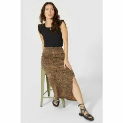 Mantaray Viscose Jersey Midi Skirt For Female -Cheap Mantaray Store unnamed file 5880