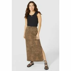 Mantaray Viscose Jersey Midi Skirt For Female -Cheap Mantaray Store unnamed file 5881