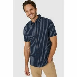 Mantaray Dobby Textured Dash Shirt For Male