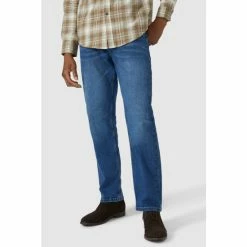 Mantaray Mid Wash Straight Jean For Male