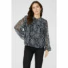 Mantaray Paisley Print Button Front Chiffon Top For Female