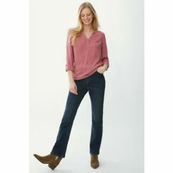 Mantaray Roll Sleeve Dobby Shirt For Female -Cheap Mantaray Store unnamed file 5939