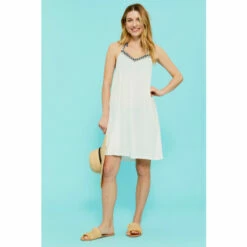 Mantaray Viscose Beaded Swing Dress For Female -Cheap Mantaray Store unnamed file 596