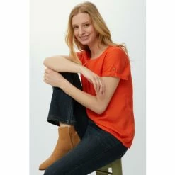 Mantaray Dobby Scoop Neck Shell For Female -Cheap Mantaray Store unnamed file 5968