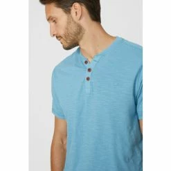 Mantaray Pure Cotton Slub Y Neck T-shirt For Male -Cheap Mantaray Store unnamed file 5984