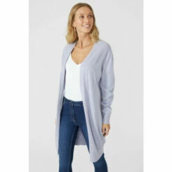 Mantaray Contrast Moss Stitch Longline Cardigan For Female -Cheap Mantaray Store unnamed file 6