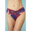 Mantaray Painted Leaf Bikini Pant With Trim For Female