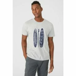 Mantaray Long Beach Surfboard Printed Tee For Male -Cheap Mantaray Store unnamed file 6067
