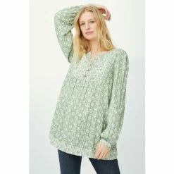 Mantaray Floral Motif Mix & Match Print Tunic For Female