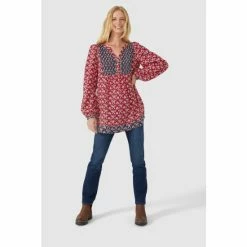 Mantaray Floral Motif Mix & Match Print Tunic For Female -Cheap Mantaray Store unnamed file 6110
