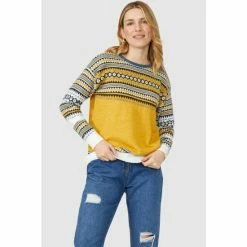 Mantaray Fair Isle Sleeve & Yoke Crew Neck Jumper For Female 12 Mantaray Fair Isle Sleeve & Yoke Crew Neck Jumper For Female -Cheap Mantaray Store unnamed file 6149