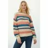 Mantaray Pointelle Stripe Jumper For Female