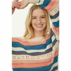 Mantaray Pointelle Stripe Jumper For Female -Cheap Mantaray Store unnamed file 6184
