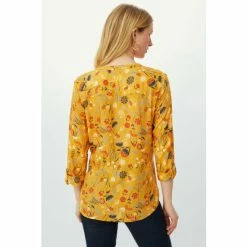 Mantaray Roll Sleeve Gardener Print Shirt For Female -Cheap Mantaray Store unnamed file 6203