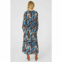 Mantaray Floral Print Tie Neck Midi Dress For Female -Cheap Mantaray Store unnamed file 621